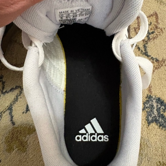 Adidas Woman’s White and Black Sneakers 8 worn once - Picture 9 of 10